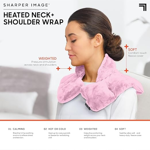 Sharper Image Heated Neck & Shoulder Wrap - Image 6