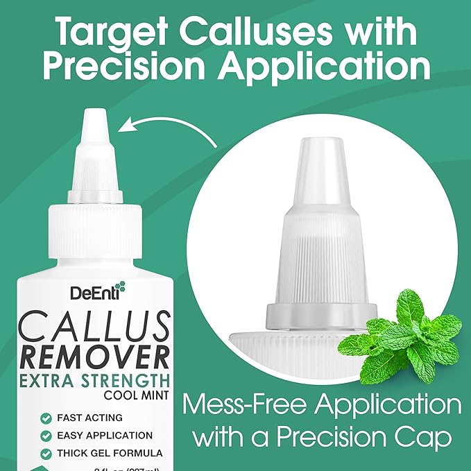 DeEnti Callus Maintenance Pack, Bundle Includes Mint Scented Callus Remover - Image 5