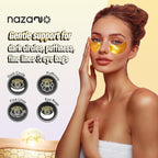 NAZANO 102 Pcs 24K Gold Under Eye Patches - Image 2