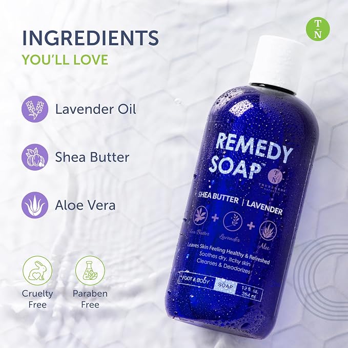Truremedy Naturals Lavender Shea Butter Body Wash - Image 4