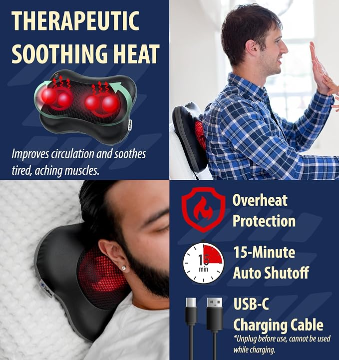 Zyllion Shiatsu Back and Neck Massager - Image 7
