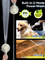 Pavezo® High Pressure Shower Head Handheld 5" Large, 10-mode Portable - Image 3