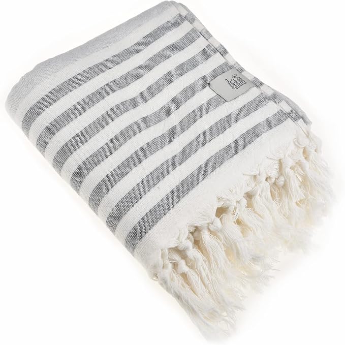 Beach Towel | Cotton Beach Towels, Sand Free, Highly Absorbent, Quick Dry - Image 3