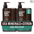 Every Man Jack Mens Sea Minerals + Citron Hand & Body Lotion by EveryManJack