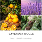Lavender Woods Candle, 7 oz Scented Candle - Image 3