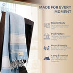 Cotton Turkish Beach Towel - Image 4
