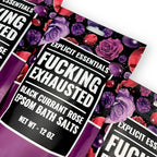 Explicit Essentials Black Currant Rose Epsom Bath Salts, Relaxation Blend - Image 4