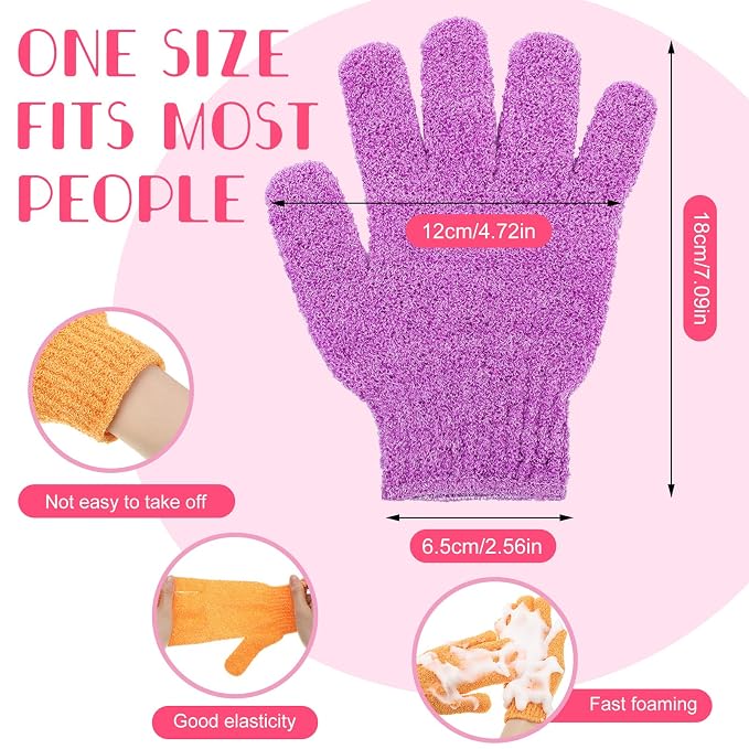 Tegeme 50 Pcs Exfoliating Gloves - Image 3