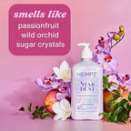 Hempz NEW Star Dust Body Lotion, Iridescent Glow Shimmer, Passionfruit and Wild - Image 4