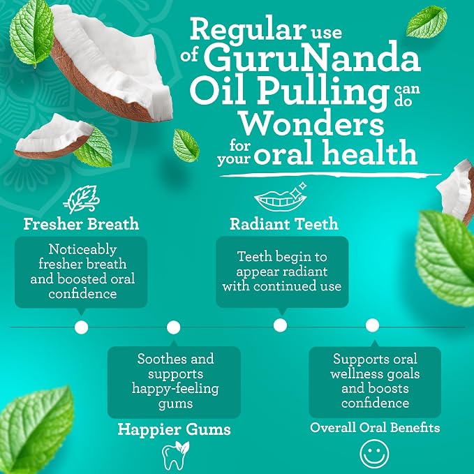 GuruNanda CocoMint Oil Pulling Mouthwash - Image 6