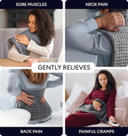 GENIANI Electric Heating Pad for Back Pain & Cramps Relief, Electric Throw - Image 2
