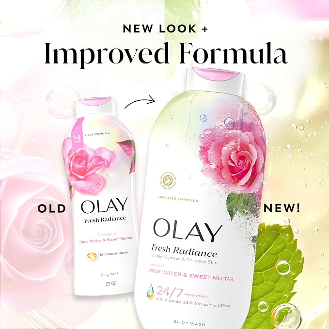 Olay Body Wash for Women, Fresh Radiance, 24/7 Skin-Loving Freshness, Visibly - Image 9