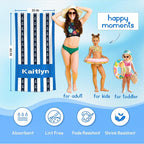 JML Custom Beach Towel with Name, Personalized Microfiber Beach Towel with Name - Image 3