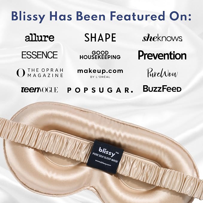 Blissy Silk Sleep Mask Profile - Image 7