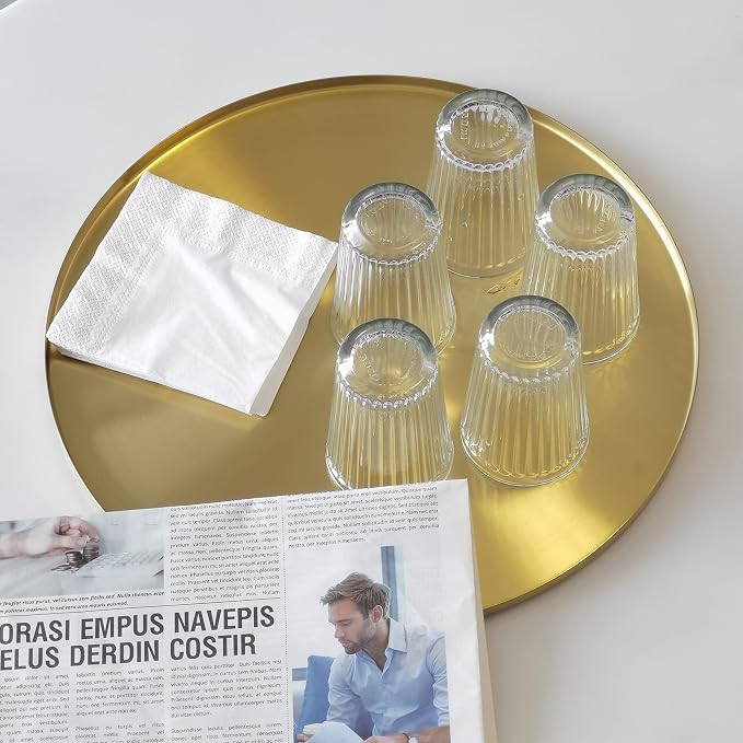 FREELOVE Gold Serving Tray, Decorative Platters and Trays - Image 6