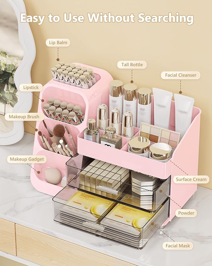 Anylady Large Capacity Makeup Organizer Countertop - Image 5