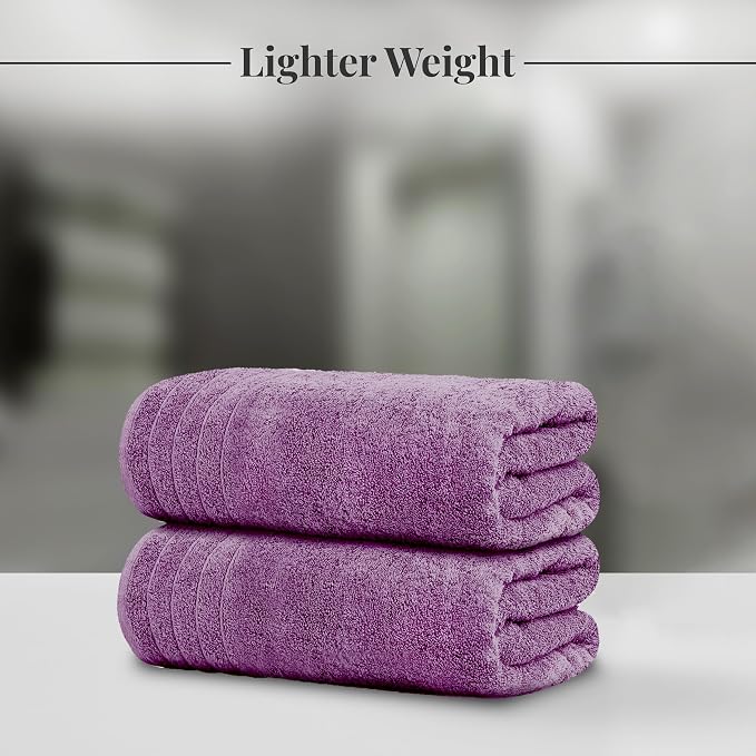 Tens Towels Pack of 4 Extra Large Bath Towels 30 x 60 Inches, 100% Cotton - Image 2