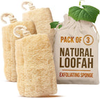 CraftsOfEgypt Luffa Body Scrubber – Plant-based Egyptian loofah shower sponge by CraftsOfEgypt