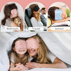 Silk Sleep Mask Eye Cover, 100% Real Natural Eye Mask - Image 7