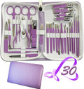Manicure Set 30 in 1 Nail Clippers Set, Nail Manicure Kit by RedFlow-official