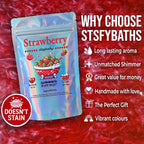 Red Shimmer Bath Bomb in A Bag - Image 5