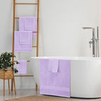 Belizzi Home 8 Piece Towel Set 100% Ring Spun Cotton, 2 Bath Towels 27x54 - Image 4