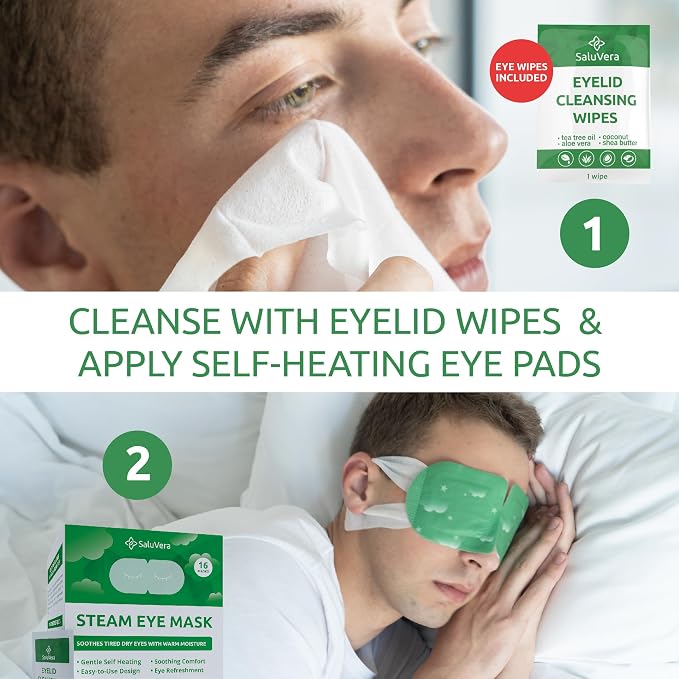 SaluVera Steam Eye Mask for Dry Eyes - Image 2