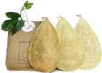 Natural Loofah Dish Sponge Pack 3 Vegetable Scrubber by MiwPiw