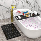 Domax Bathtub Caddy Tray Expandable Bamboo Tub Tray - Image 7