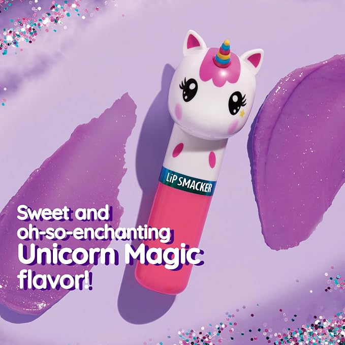 Lip Smacker Lippy Pals Unicorn, Flavored Moisturizing & Smoothing Soft Shine - Image 2