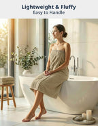 LANE LINEN 100% Cotton Bath Towels Set of 4 - Image 2