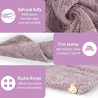 3 Pack Microfiber Hair Towel Wrap - Image 5