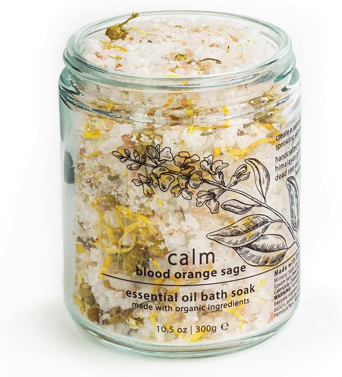 Hemlock Park Calm Essential Oil Bath Soak | Naturally Soothing Mineral Sea Salt - Image 4
