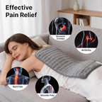 Heating Pad for Back, and Shoulder Pain Relief, Electric Heat Pad - Image 2