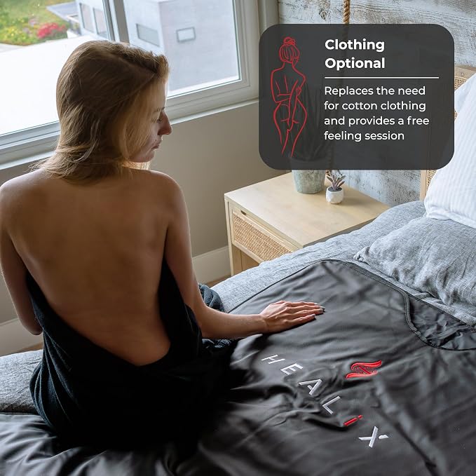 Healix Comfort Sauna Blanket Insert – Ultra-Soft Sauna Towel Liner Made of 65% - Image 4