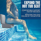 MABOZOO Foldable Hot Tub Booster Seat, Adjuatable 2 Heights Extra Thick Hot Tub - Image 5