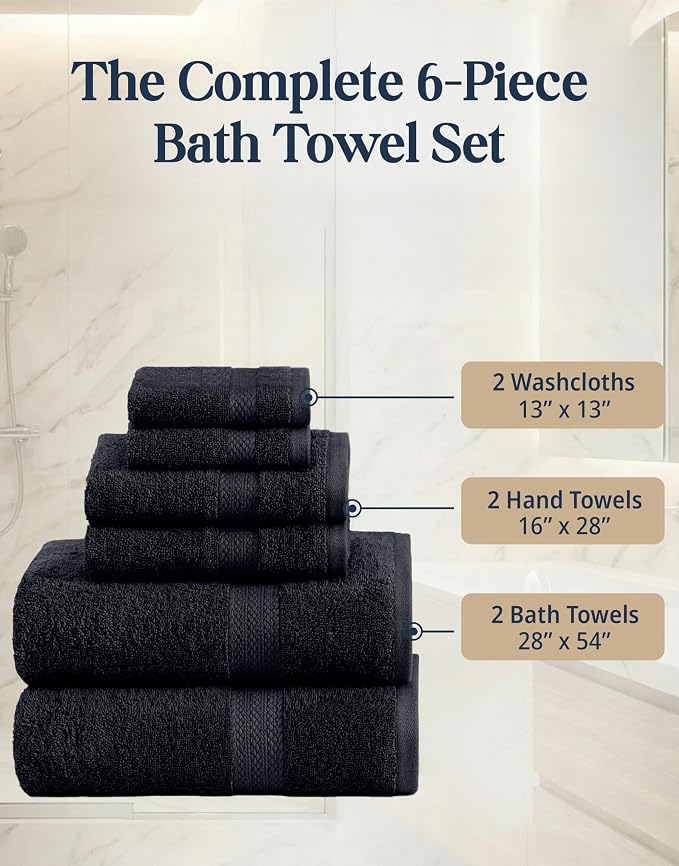 LANE LINEN 100% Cotton Towel Set - Image 4