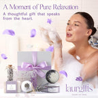 Mothers Day Gifts for Mom – Lavender Spa Gift Box, Small Candle Set - Image 6