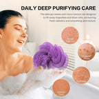 UJFQBH African Net Sponge Authentic 2-Pieces Exfoliating Body Scrubber - Image 4