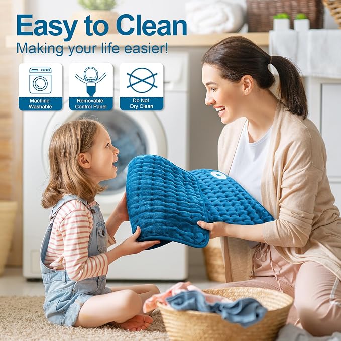 Heating Pad for Back, Electric Heating Pads for Cramps/Abdomen/Waist/Shoulder - Image 5
