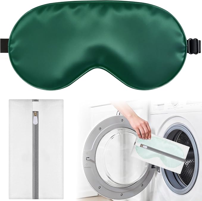 Silk Sleep Mask for Sleeping, Lightweight & Comfortable Blindfold for Women & by spacepower
