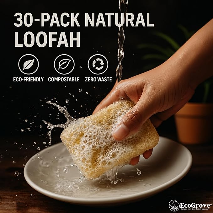 Loofah Sponges 100% All Natural BPA Free Loofah - Image 4