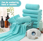 SmoothNovelty 16 Pack Microfiber Bath Towels Bulk 27'' x 60'' Oversized Size - Image 4