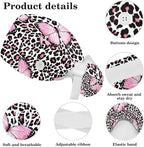 Women's Working Caps with Scrunchies Tarot Pattern Background Lace-Up Hat - Image 4