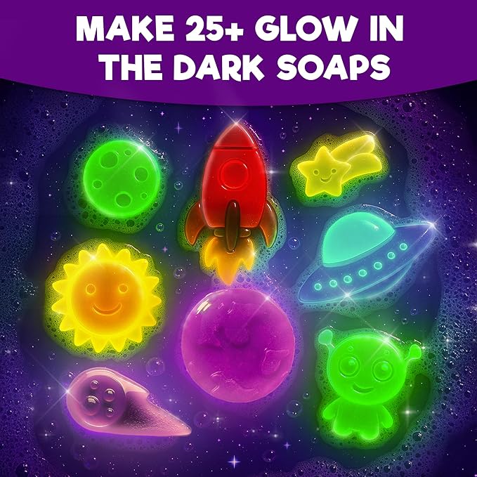 Doctor Jupiter Glow in The Dark Space Soap Making Kit - Image 3