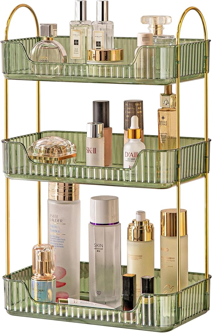 Akinbas 3 Tier Bathroom Organizer Countertop Makeup Perfume Tray Skincare by AKINBAS