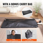 Happybuy Sauna Blanket for Detox, Home Relaxation, 1-6 Temp Levels, 1-60 Min - Image 4