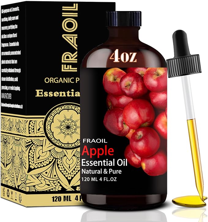 Apple Essential Oil, Apple Oil 4 Fl Oz 120ML by FRAOILESSENTIALOIL