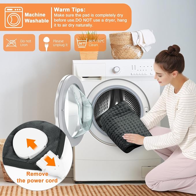 Deepsoon Heating Pad, Electric Heating Pads - Image 9