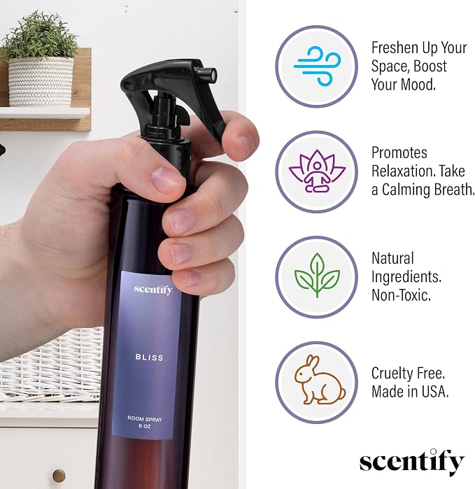Scentify Bliss Odor Neutralizing Room Spray – Luxury Eucalyptus & Bergamot - Image 5
